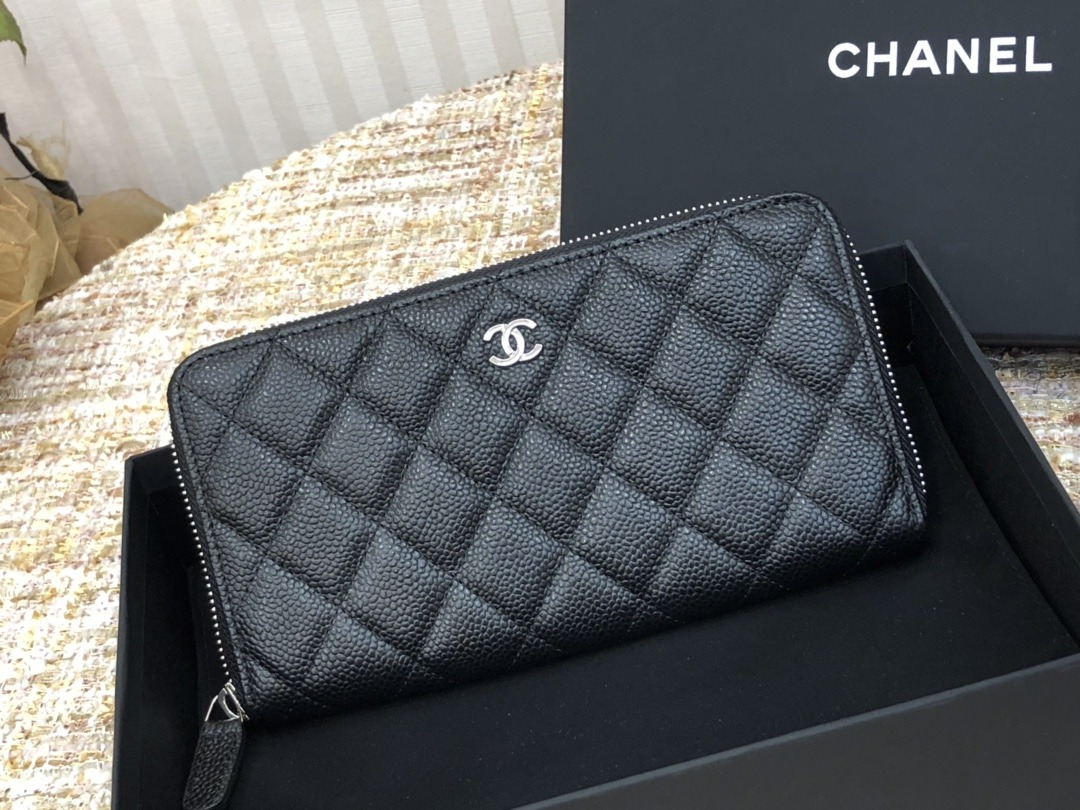 Ch@nel Wallet-Silver Har